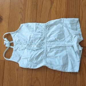 3T Savannah Romper Light Pale Green Floral Ruffle Girl Toddler